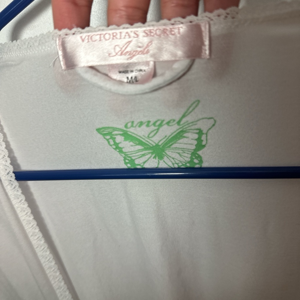 VS White Lightweight Robe - Picture 3 of 3